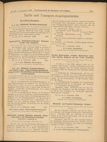 Verordnungs-Blatt für Eisenbahnen und Schiffahrt: Veröffentlichungen in Tarif- und Transport-Angelegenheiten 19030908 Seite: 5