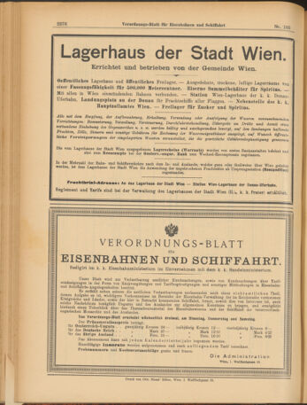 Verordnungs-Blatt für Eisenbahnen und Schiffahrt: Veröffentlichungen in Tarif- und Transport-Angelegenheiten 19030912 Seite: 16