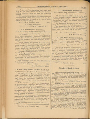 Verordnungs-Blatt für Eisenbahnen und Schiffahrt: Veröffentlichungen in Tarif- und Transport-Angelegenheiten 19030912 Seite: 8