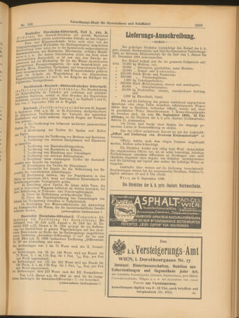 Verordnungs-Blatt für Eisenbahnen und Schiffahrt: Veröffentlichungen in Tarif- und Transport-Angelegenheiten 19030912 Seite: 9