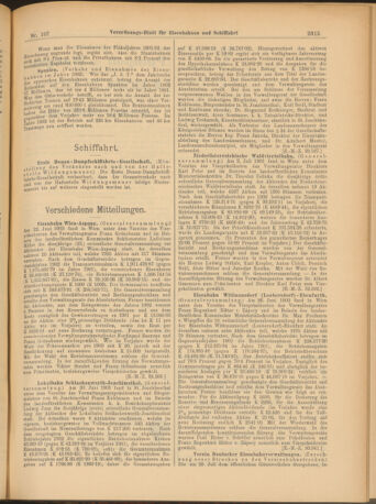 Verordnungs-Blatt für Eisenbahnen und Schiffahrt: Veröffentlichungen in Tarif- und Transport-Angelegenheiten 19030917 Seite: 11