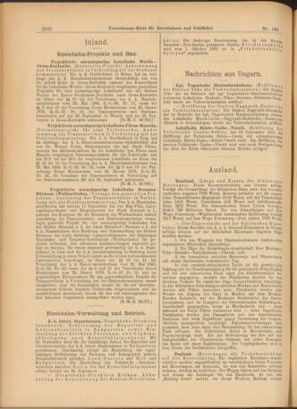 Verordnungs-Blatt für Eisenbahnen und Schiffahrt: Veröffentlichungen in Tarif- und Transport-Angelegenheiten 19030922 Seite: 2