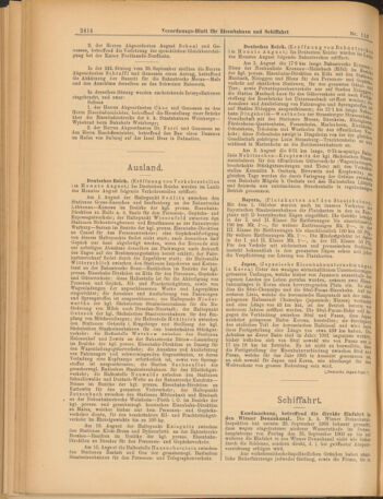 Verordnungs-Blatt für Eisenbahnen und Schiffahrt: Veröffentlichungen in Tarif- und Transport-Angelegenheiten 19031001 Seite: 2