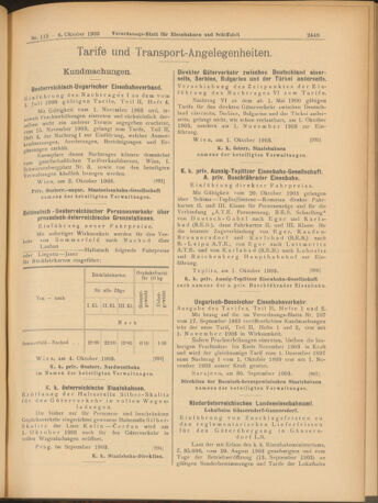 Verordnungs-Blatt für Eisenbahnen und Schiffahrt: Veröffentlichungen in Tarif- und Transport-Angelegenheiten 19031006 Seite: 5