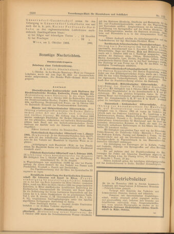 Verordnungs-Blatt für Eisenbahnen und Schiffahrt: Veröffentlichungen in Tarif- und Transport-Angelegenheiten 19031006 Seite: 6