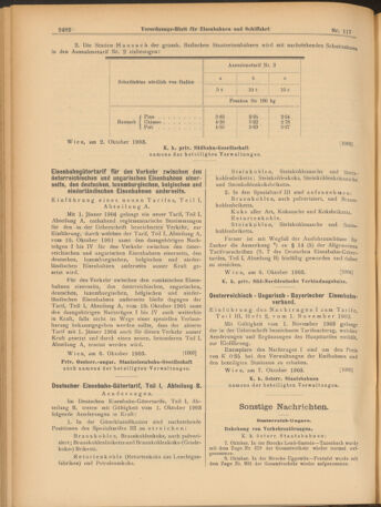 Verordnungs-Blatt für Eisenbahnen und Schiffahrt: Veröffentlichungen in Tarif- und Transport-Angelegenheiten 19031010 Seite: 6