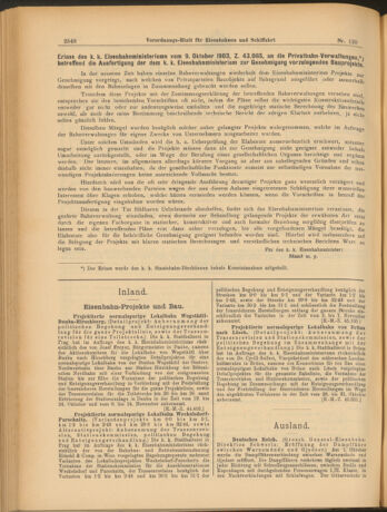 Verordnungs-Blatt für Eisenbahnen und Schiffahrt: Veröffentlichungen in Tarif- und Transport-Angelegenheiten 19031017 Seite: 2