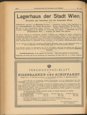 Verordnungs-Blatt für Eisenbahnen und Schiffahrt: Veröffentlichungen in Tarif- und Transport-Angelegenheiten 19031017 Seite: 6