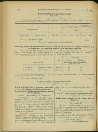 Verordnungs-Blatt für Eisenbahnen und Schiffahrt: Veröffentlichungen in Tarif- und Transport-Angelegenheiten 19031017 Seite: 8