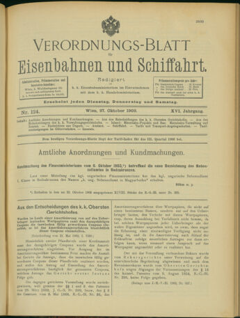 Verordnungs-Blatt für Eisenbahnen und Schiffahrt: Veröffentlichungen in Tarif- und Transport-Angelegenheiten