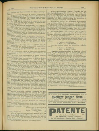 Verordnungs-Blatt für Eisenbahnen und Schiffahrt: Veröffentlichungen in Tarif- und Transport-Angelegenheiten 19031029 Seite: 7