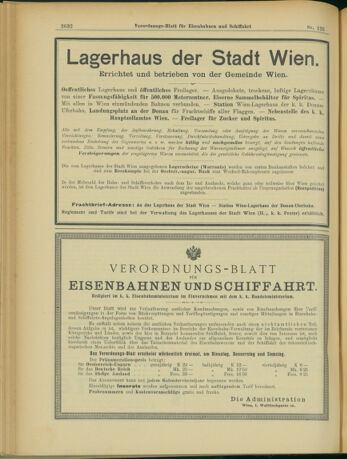 Verordnungs-Blatt für Eisenbahnen und Schiffahrt: Veröffentlichungen in Tarif- und Transport-Angelegenheiten 19031029 Seite: 8