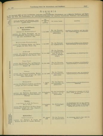 Verordnungs-Blatt für Eisenbahnen und Schiffahrt: Veröffentlichungen in Tarif- und Transport-Angelegenheiten 19031031 Seite: 3