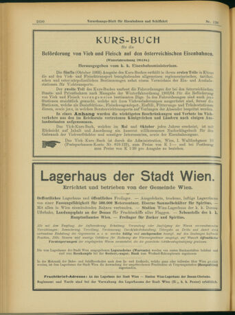 Verordnungs-Blatt für Eisenbahnen und Schiffahrt: Veröffentlichungen in Tarif- und Transport-Angelegenheiten 19031105 Seite: 6