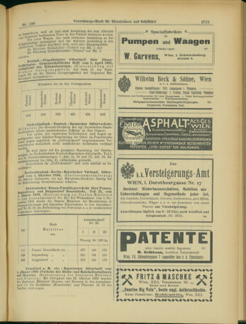 Verordnungs-Blatt für Eisenbahnen und Schiffahrt: Veröffentlichungen in Tarif- und Transport-Angelegenheiten 19031107 Seite: 11