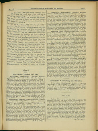 Verordnungs-Blatt für Eisenbahnen und Schiffahrt: Veröffentlichungen in Tarif- und Transport-Angelegenheiten 19031114 Seite: 3