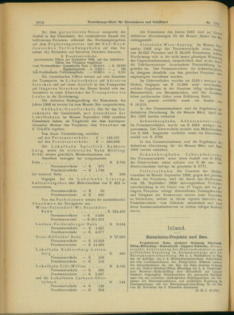 Verordnungs-Blatt für Eisenbahnen und Schiffahrt: Veröffentlichungen in Tarif- und Transport-Angelegenheiten 19031117 Seite: 16