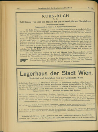 Verordnungs-Blatt für Eisenbahnen und Schiffahrt: Veröffentlichungen in Tarif- und Transport-Angelegenheiten 19031119 Seite: 10