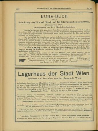 Verordnungs-Blatt für Eisenbahnen und Schiffahrt: Veröffentlichungen in Tarif- und Transport-Angelegenheiten 19031121 Seite: 16