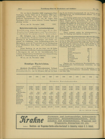 Verordnungs-Blatt für Eisenbahnen und Schiffahrt: Veröffentlichungen in Tarif- und Transport-Angelegenheiten 19031124 Seite: 8