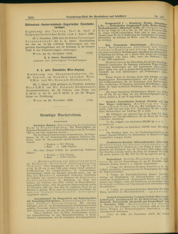 Verordnungs-Blatt für Eisenbahnen und Schiffahrt: Veröffentlichungen in Tarif- und Transport-Angelegenheiten 19031126 Seite: 6