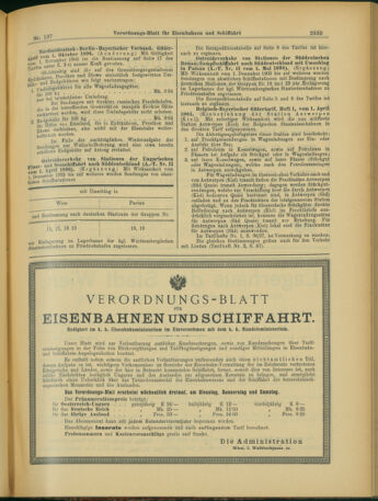 Verordnungs-Blatt für Eisenbahnen und Schiffahrt: Veröffentlichungen in Tarif- und Transport-Angelegenheiten 19031126 Seite: 7