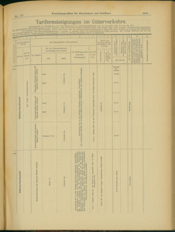 Verordnungs-Blatt für Eisenbahnen und Schiffahrt: Veröffentlichungen in Tarif- und Transport-Angelegenheiten 19031126 Seite: 9