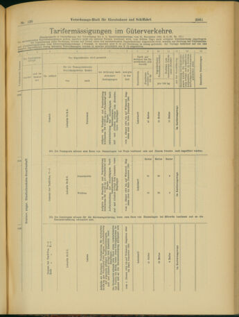 Verordnungs-Blatt für Eisenbahnen und Schiffahrt: Veröffentlichungen in Tarif- und Transport-Angelegenheiten 19031128 Seite: 9