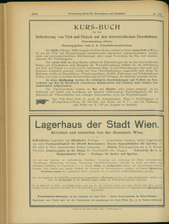 Verordnungs-Blatt für Eisenbahnen und Schiffahrt: Veröffentlichungen in Tarif- und Transport-Angelegenheiten 19031201 Seite: 40