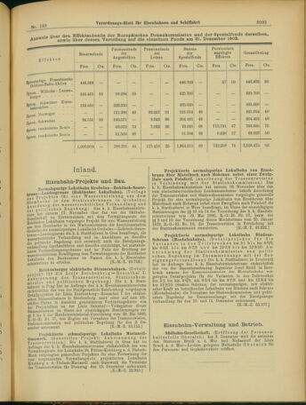 Verordnungs-Blatt für Eisenbahnen und Schiffahrt: Veröffentlichungen in Tarif- und Transport-Angelegenheiten 19031203 Seite: 3