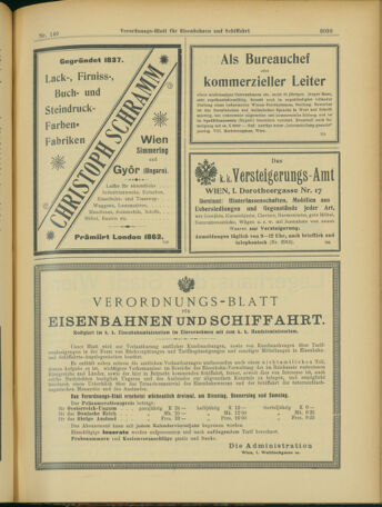 Verordnungs-Blatt für Eisenbahnen und Schiffahrt: Veröffentlichungen in Tarif- und Transport-Angelegenheiten 19031203 Seite: 7