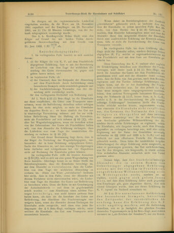 Verordnungs-Blatt für Eisenbahnen und Schiffahrt: Veröffentlichungen in Tarif- und Transport-Angelegenheiten 19031205 Seite: 2