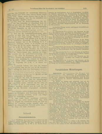 Verordnungs-Blatt für Eisenbahnen und Schiffahrt: Veröffentlichungen in Tarif- und Transport-Angelegenheiten 19031205 Seite: 3