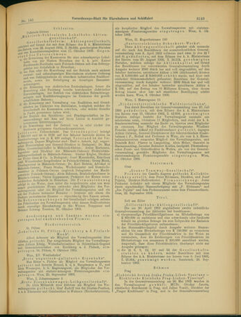 Verordnungs-Blatt für Eisenbahnen und Schiffahrt: Veröffentlichungen in Tarif- und Transport-Angelegenheiten 19031205 Seite: 7