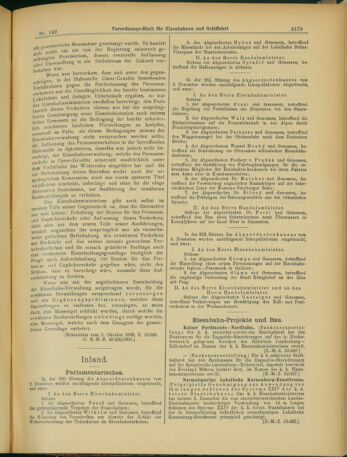 Verordnungs-Blatt für Eisenbahnen und Schiffahrt: Veröffentlichungen in Tarif- und Transport-Angelegenheiten 19031208 Seite: 3