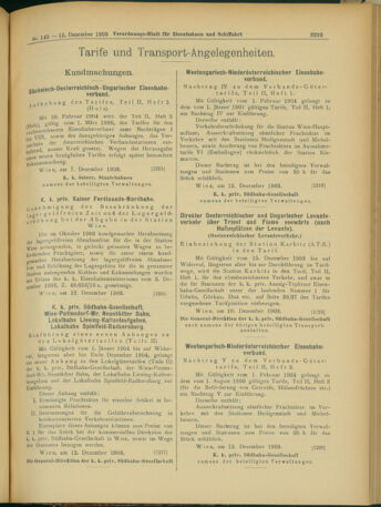 Verordnungs-Blatt für Eisenbahnen und Schiffahrt: Veröffentlichungen in Tarif- und Transport-Angelegenheiten 19031215 Seite: 5