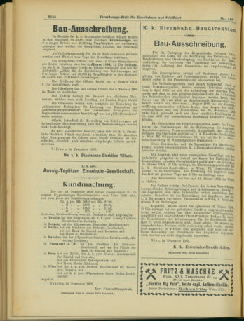 Verordnungs-Blatt für Eisenbahnen und Schiffahrt: Veröffentlichungen in Tarif- und Transport-Angelegenheiten 19031224 Seite: 8