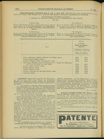 Verordnungs-Blatt für Eisenbahnen und Schiffahrt: Veröffentlichungen in Tarif- und Transport-Angelegenheiten 19031229 Seite: 12