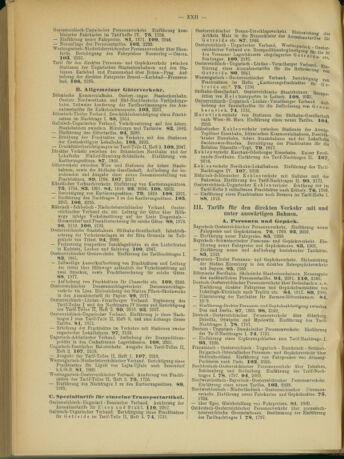 Verordnungs-Blatt für Eisenbahnen und Schiffahrt: Veröffentlichungen in Tarif- und Transport-Angelegenheiten 19031231 Seite: 100