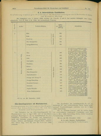 Verordnungs-Blatt für Eisenbahnen und Schiffahrt: Veröffentlichungen in Tarif- und Transport-Angelegenheiten 19031231 Seite: 6