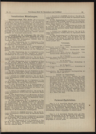 Verordnungs-Blatt für Eisenbahnen und Schiffahrt: Veröffentlichungen in Tarif- und Transport-Angelegenheiten 19040109 Seite: 7