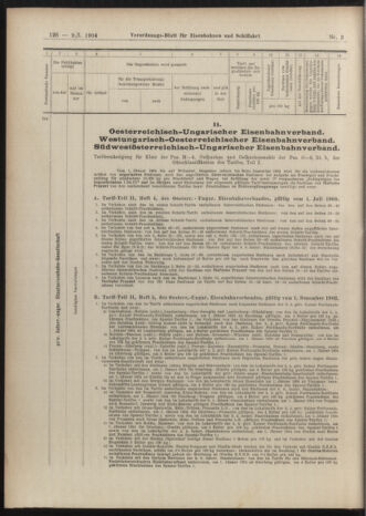 Verordnungs-Blatt für Eisenbahnen und Schiffahrt: Veröffentlichungen in Tarif- und Transport-Angelegenheiten 19040109 Seite: 70