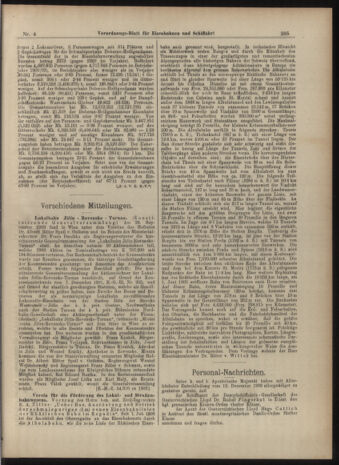 Verordnungs-Blatt für Eisenbahnen und Schiffahrt: Veröffentlichungen in Tarif- und Transport-Angelegenheiten 19040114 Seite: 5