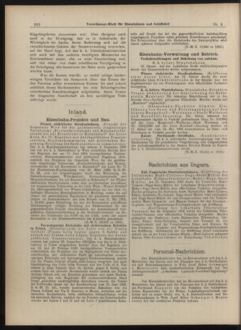 Verordnungs-Blatt für Eisenbahnen und Schiffahrt: Veröffentlichungen in Tarif- und Transport-Angelegenheiten 19040116 Seite: 6