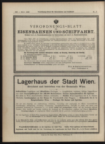 Verordnungs-Blatt für Eisenbahnen und Schiffahrt: Veröffentlichungen in Tarif- und Transport-Angelegenheiten 19040121 Seite: 28