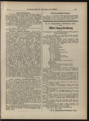 Verordnungs-Blatt für Eisenbahnen und Schiffahrt: Veröffentlichungen in Tarif- und Transport-Angelegenheiten 19040123 Seite: 13