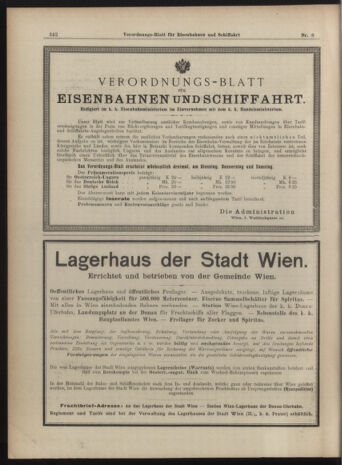 Verordnungs-Blatt für Eisenbahnen und Schiffahrt: Veröffentlichungen in Tarif- und Transport-Angelegenheiten 19040123 Seite: 14