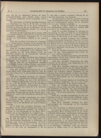 Verordnungs-Blatt für Eisenbahnen und Schiffahrt: Veröffentlichungen in Tarif- und Transport-Angelegenheiten 19040126 Seite: 9