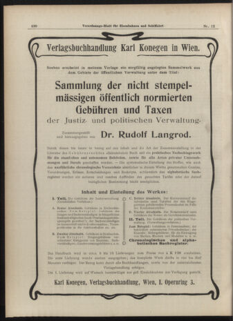 Verordnungs-Blatt für Eisenbahnen und Schiffahrt: Veröffentlichungen in Tarif- und Transport-Angelegenheiten 19040202 Seite: 6