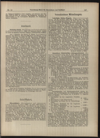 Verordnungs-Blatt für Eisenbahnen und Schiffahrt: Veröffentlichungen in Tarif- und Transport-Angelegenheiten 19040204 Seite: 3